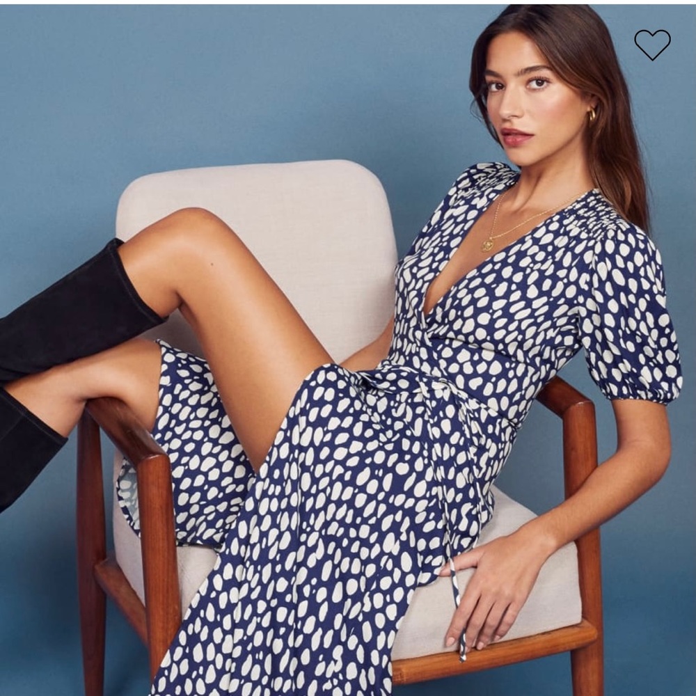 Reformation Augustina Wrap Dress